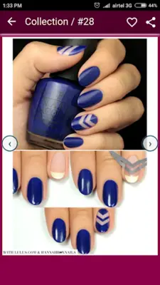 Nail Art Designs Step by Step android App screenshot 1