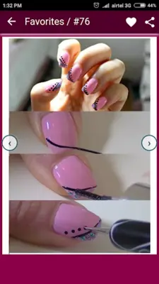 Nail Art Designs Step by Step android App screenshot 3